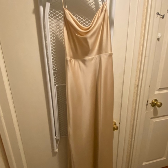 Fame and Partners Strappy Draped Gown - Picture 4 of 7